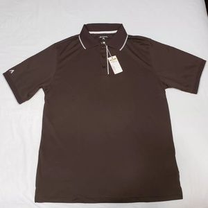 Antigua Brown Desert Dry Elite Golf Polo Shirt